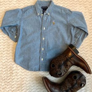 3T Polo Chambray button up